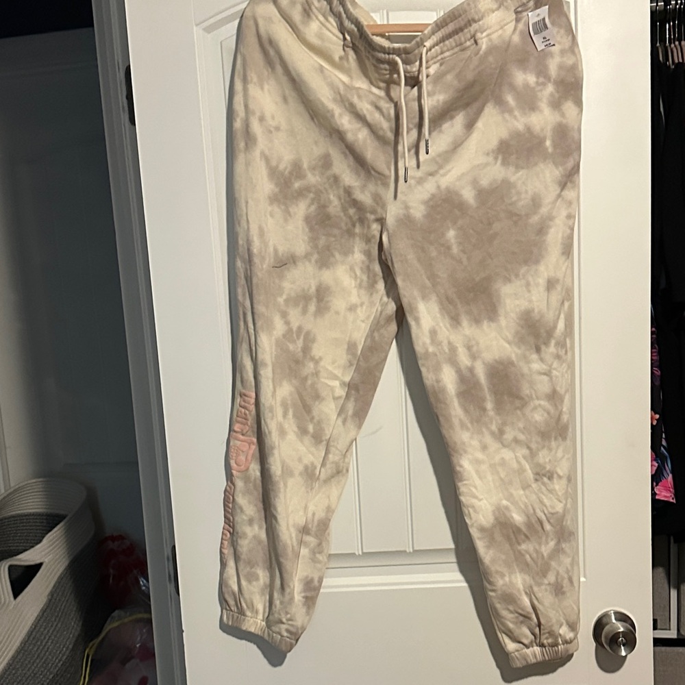 Disney Beige Taupe Tie-Dye Kids' Jogger Pants